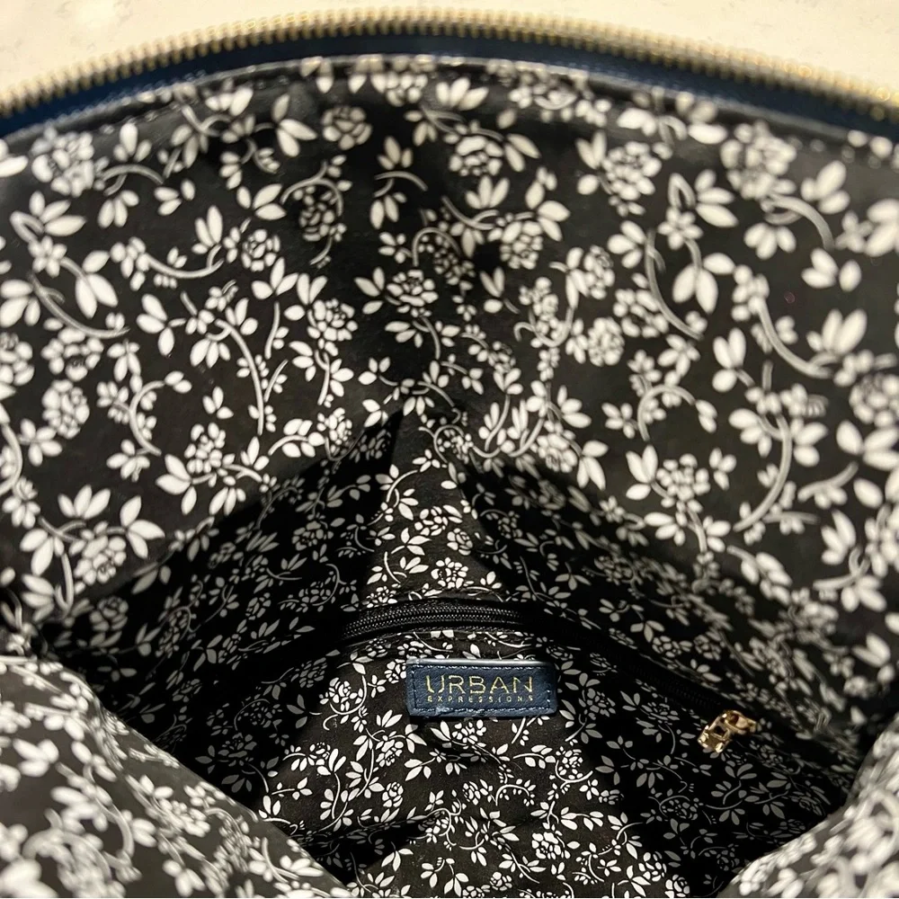 Urban Expressions Dark Blue Convertible Shoulder / Clutch Bag - Picture 5 of 5
